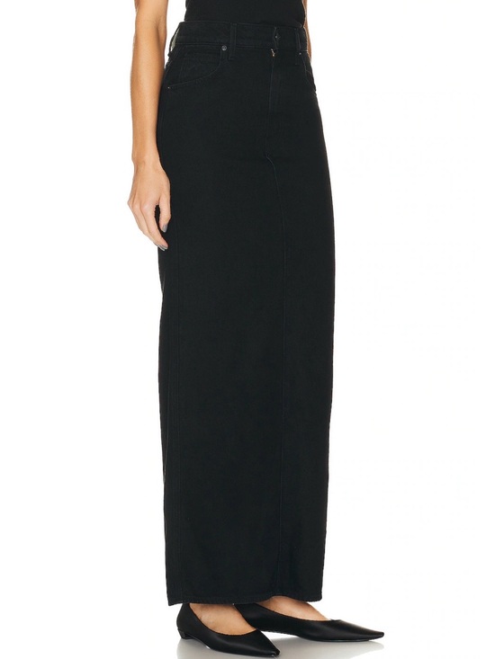 MOTHER Dresses & Skirts - NWT MOTHER - The Candy Stick Denim Maxi Skirt, licorice black, size 25 MSRP $208